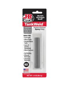 J-B Weld TankWeld 1 Oz. Gray Epoxy Putty