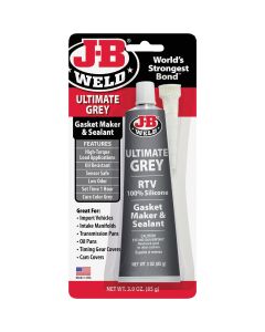 J-B Weld 3 Oz. Ultimate Grey RTV Silicone Gasket & Sealant