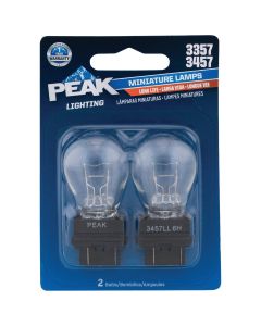 PEAK 3357/3457 12.8/14V Mini Incandescent Automotive Bulb (2-Pack)