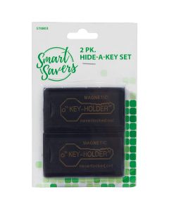 Smart Savers Hide-A-Key Black Key Hider (2-Pack)