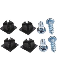 Blk Mtl License Fastener