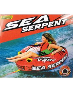 Seachoice Sea Serpent 50 In. x 48 In. Open Top Towable Tube, 1 Rider (170 Lb.)