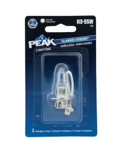 PEAK Classic Vision H3-55W 12.8V Halogen Automotive Bulb