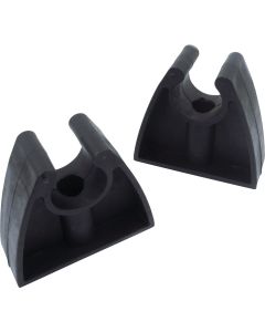 Seachoice Molded Rubber Black Storage Clips (2-Pack)