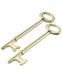 Lucky Line Zinc Skeleton Key, (2-Pack)