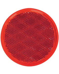 Peterson 3 In. Dia. Round Red Quick-Mount Reflector