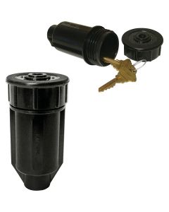 Lucky Line Black Plastic Sprinkler Key Hider