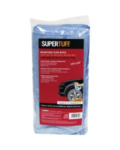 Trimaco SuperTuff 14 In. Square Microfiber Cleaning Cloth (12-Pack)