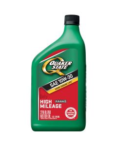 Quaker State 10W30 Quart High Mileage Synthetic Blend Motor Oil