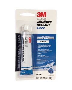 3M 1 Oz. White Marine Adhesive Sealant 5200