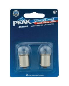 PEAK 67 13.5V Mini Incandescent Automotive Bulb (2-Pack)