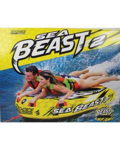 Seachoice Sea Beast2 60 In. x 56 In. Open Top Towable Tube, 1 to 2 Rider (340 Lb.)