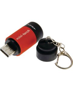 Lucky Line Utilicarry LED USB Mini Torch Key Ring Light