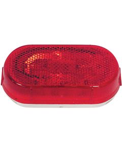 Peterson Oblong 12 V. Red Clearance Light