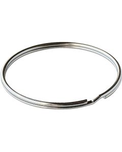 Lucky Line Tempered Steel Nickel-Plated 1-1/2 In. Key Ring