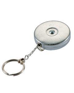 Lucky Line Key Bak Clip-On 24 In. Chrome Retractable Key Chain