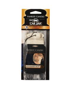 Yankee Candle Car Jar Classic Car Air Freshener, Midsummer's Night (3-Pack)