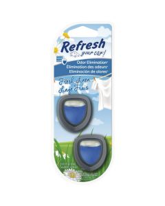 Refresh Your Car Diffuser Air Freshner, Fresh Linen (2-Pack)