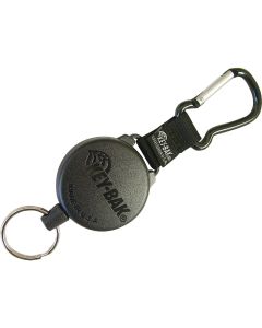 Lucky Line Key Bak C-Clip 48 In. Black Retractable Key Chain