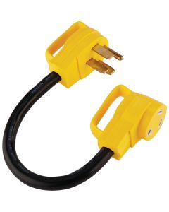 Camco PowerGrip 50A/30A Dogbone RV Power Cord Adapter