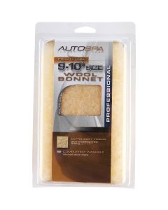 Auto Spa 9" To 10" Washable Wool Polishing Bonnet