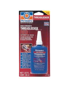 PERMATEX 1.22 Oz. Red High Strength Threadlocker