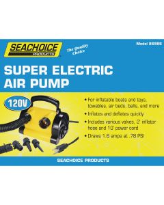 Seachoice 120 Volt 0.78 psi General Inflatables and Boating Super Electric Inflator