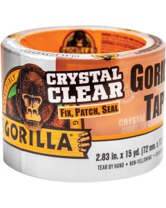 Gorilla 2.83 In. x 15 Yd. Crystal Clear Duct Tape, Clear