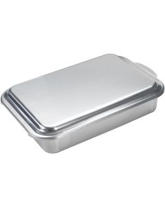 NordicWare 9 In. x 13 In. Aluminum Cake Pan with Lid