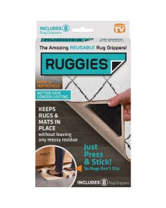 Ruggies Nonslip Rug Gripper Tape (8-Pack)