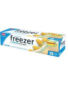 Presto 1 Gal. Reclosable Double Zipper Freezer Bag (15 Count)