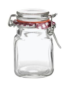 Kilner 2 Oz. Square Clip Top Glass Jar