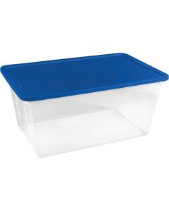 Homz 90 Qt. Clear Storage Tote