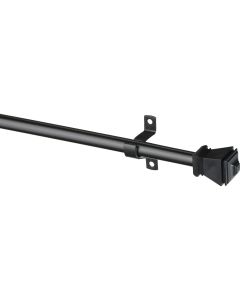 Kenney Amelia 28 In. To 48 In. 7/16 In. Black Standard Cafe Rod