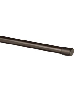 Kenney Carlisle 28 In. To 48 In. 5/8 In. Spring Tension Rod, Chocolate