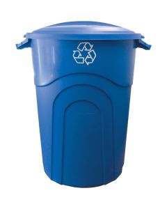 United Solutions 32 Gal. Recycling Trash Can with Lid