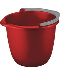 Sterilite 10 Qt. Red Classic Spout Bucket