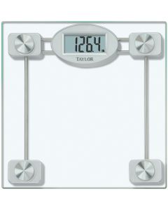 Taylor Digital 400 Lb. Glass Bath Scale, Clear