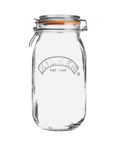 Kilner 68 Oz. Round Clip Top Glass Storage Jar