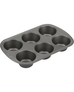 Goodcook 6-Cup Texas Size Non-Stick Muffin Pan