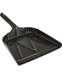 Impact 12 In. Black Steel Heavy-Duty Dust Pan