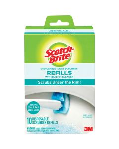 3M Scotch-Brite Disposable Toilet Brush Refills (10-Count)