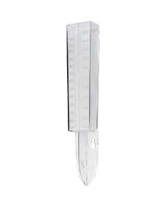 Taylor 5 In. Plastic Clear-Vu Rain Gauge