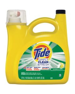 Tide Simply Clean & Fresh 128 Oz. 89 Load High Efficiency Liquid Laundry Detergent