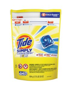 Tide Simply Clean & Fresh 28 Oz. 43 Load High Efficiency Pod Laundry Detergent