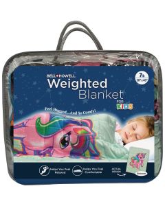 Bell+Howell Kids 7 Lb. Weighted Blanket- Unicorn