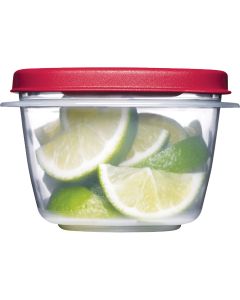 Rubbermaid Easy Find Lids 2 C. Clear Round Food Storage Container