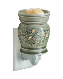 Candle Warmers Classic Perennial Ceramic Pluggable Fragrance Warmer