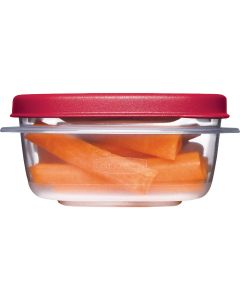 Rubbermaid Easy Find Lids 1.25 C. Clear Round Food Storage Container