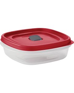 Rubbermaid Easy Find Lids 3 C. Clear Round Food Storage Container